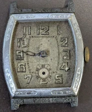 Vintage Soleta Langendorf 15 Jewel Watch Movement For Parts Or Repair