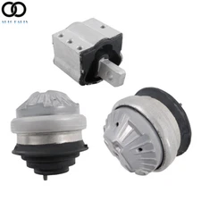 For 97-05 Mercedes-Benz E320 C240 Front 3× Engine Motor & Transmission Mount Set