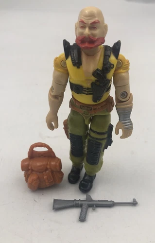 Vintage GI Joe Action Figure 1987 Taurus with accessories Complete