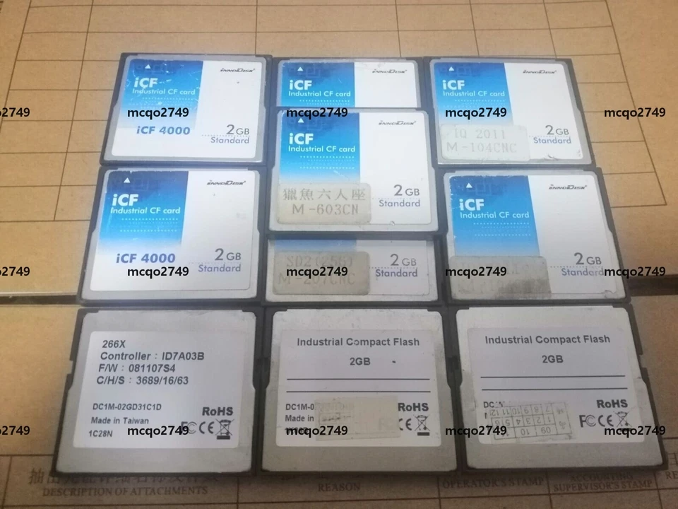 lot of 10 INNODISK ICF 4000 2GB CF industrial CF CARD - Image 2 of 2