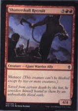 Shatterskull Recruit - Battle for Zendikar: #155, Magic: The Gathering Nm R152