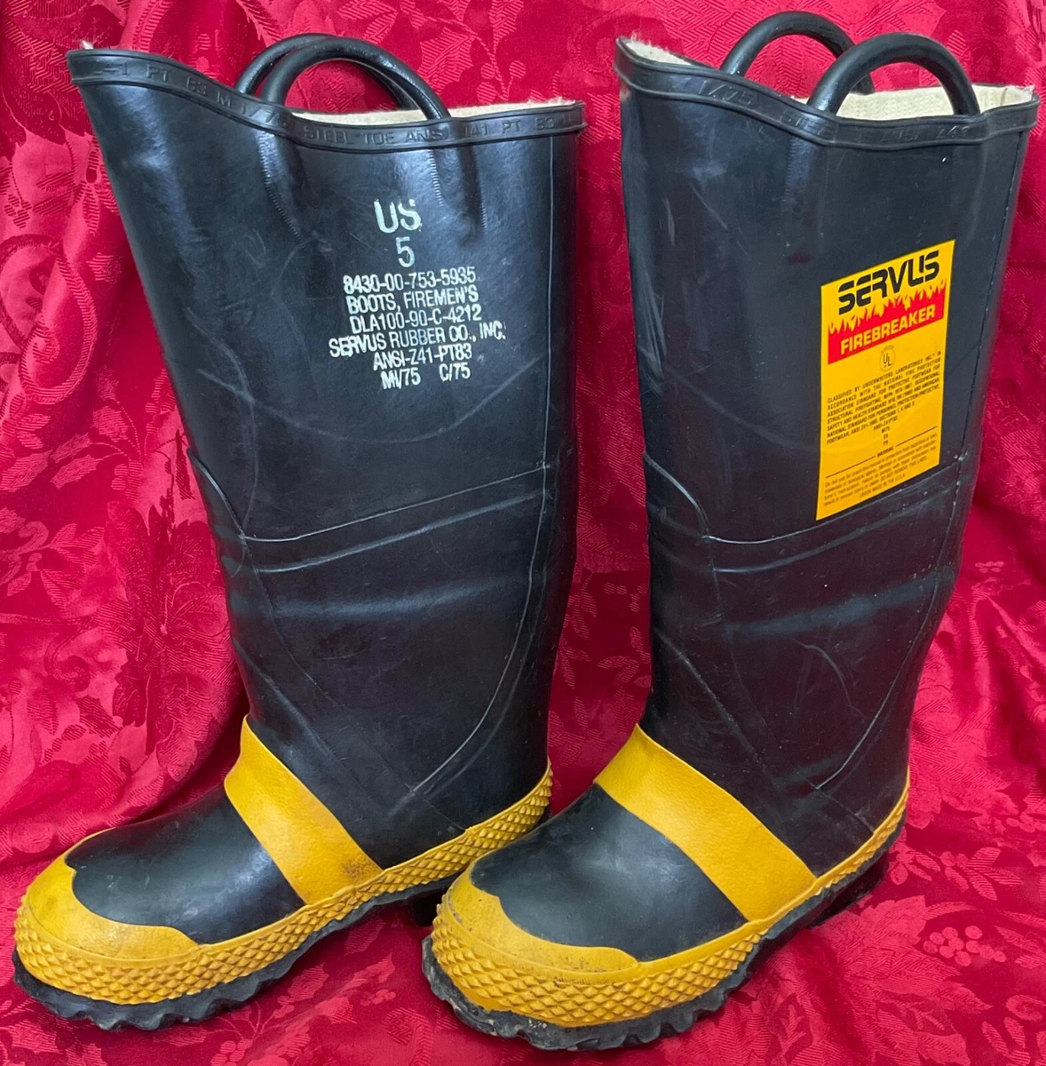 Firefighter boots sale