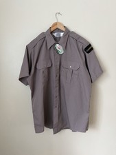 Vintage Conqueror Guardsmark Security Shirt XL Grey USA Uniform Workwear a422