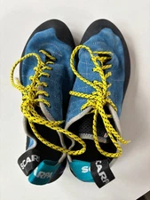 Scarpa-Helix Men's Size 9 Blue Climbing Shoes, EU 42, Indoor  Climbed Only