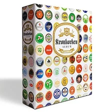 Crown Cap Album. Includes 5 Compart Cases and 5 Black Liners 