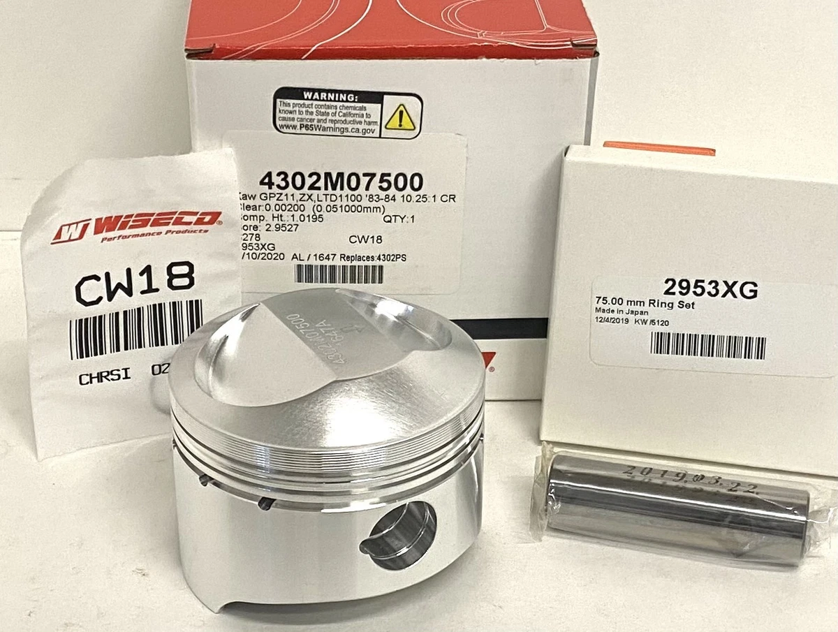 Wiseco Motorcycle Pistons, Rings & Piston Kits for Kawasaki