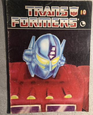 TRANSFORMERS #10 (1985 Argentina) Spanish language comic book VG+