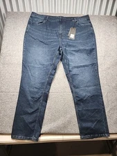 The Perfect Jean NYC Athletic Fit Captain MDT Blue Jeans Mens 50x34 Stretch NWT 