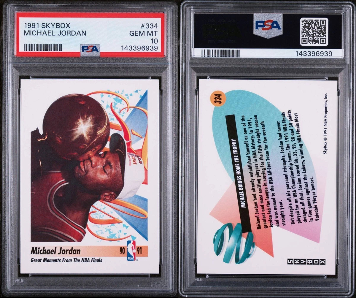 SkyBox Michael Jordan 10 Graded Basketball Sports Trading Cards