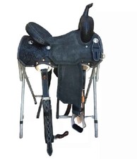 Western Handmade Leather Horse Saddle Barrel Racing Racer Equestrian Trail Tack