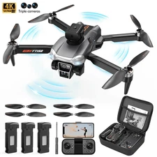 Mini Drones with 4K Camera for Kids Adults Beginner, Foldable Fpv RC Drone Quadc