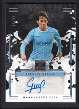 2024-25 DAVID SILVA 45/99 AUTO PANINI IMPECCABLE PREMIER LEAGUE IMMORTAL INK
