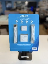 Anker 4 pc Charging Set with 2x USB-C Cable, 70W & 30W GaN wall charger 4 ports