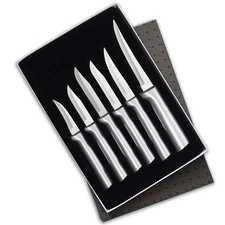 Rada Cutlery 6-Piece Paring Knife Gift Set All-Star Silver Handles Kitchen