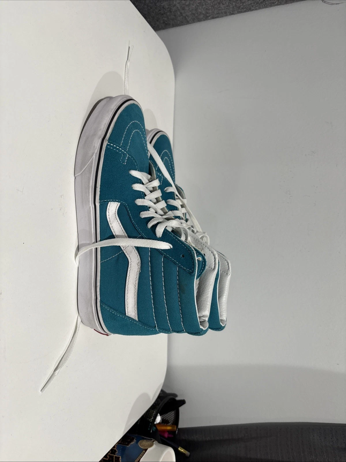 Vans Sk8 Hi Uomo 8 5 Donna 10 Teal