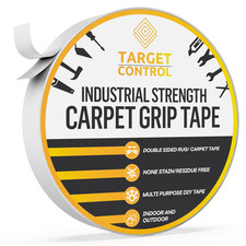 50Ft - Double Sided Carpet Tape Heavy Duty, Extra Strong Rug Tape for Vinyl Floo