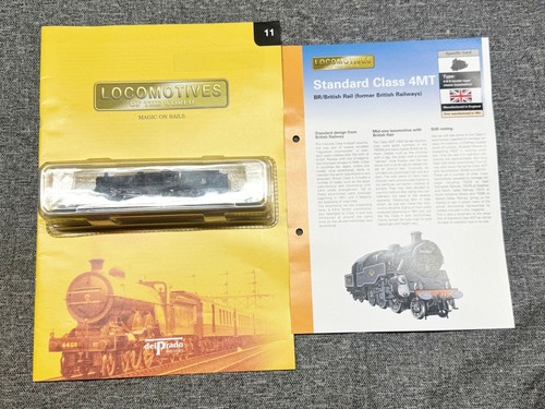 VINTAGE DEL PRADO LOKOMOTIVEN STANDARD CLASS 4MT DAMPFEISENBAHN MODELL SPUR N 75065 | Condition: Used