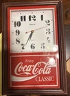 Coca-Cola Vintage 1995 Wall Hanging Clock (Non Tested) ****Read Description****