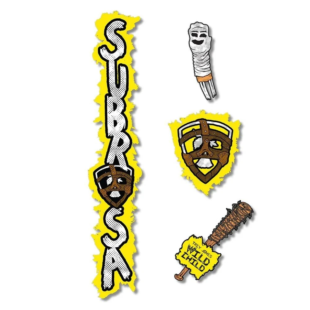 Kit Stickers Vélo Subrosa Evil Grin – Autocollants Assortis – Neuf