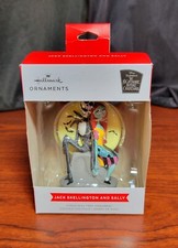   2023 Hallmark Disney The Nightmare Before Christmas Jack and Sally Ornament  