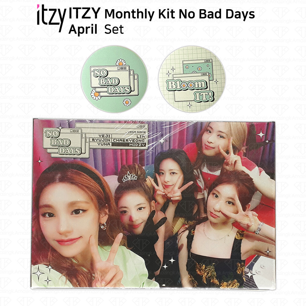 ITZY No Bad Days Monthly Kit April Official Goods Mini Puzzle Pin