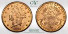 1883-Cc $20 Gold Liberty Head Cacg Au58 Cac Gold Double Eagle 690203401