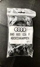 COPRI BULLONI ORIGINALI GRIGIO SCURO AUDI SEAT SKODA CUPRA + PINZETTA