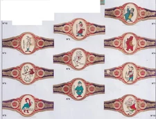 Vitola BN183942 Tom Poes Cartoon Cigar Ring Series