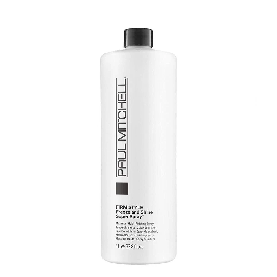 Paul Mitchell Freeze and Shine Super Spray - professionelles Haar-Spray für maxi