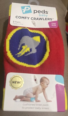 Peds Baby Comfy Crawlers 2 Pairs One Size