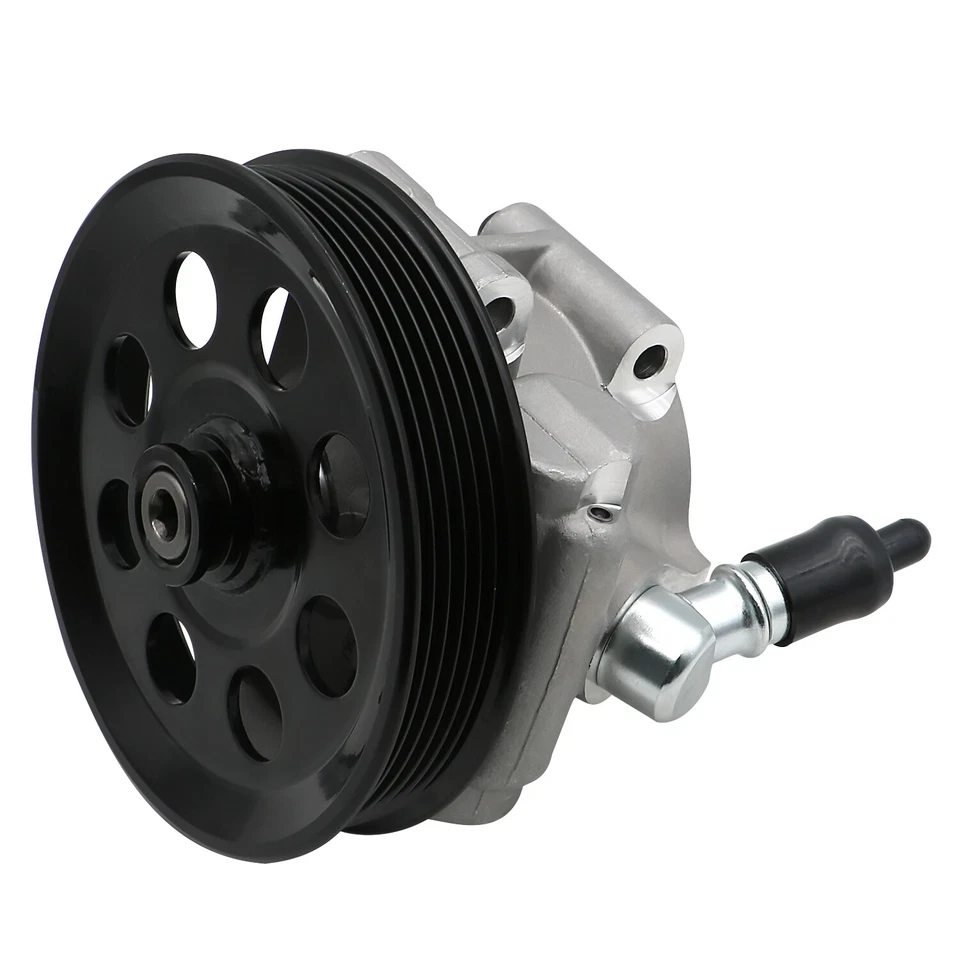 Power Steering Pump w/ Pulley for 11-16 Ford F-450 F-550 Super Duty V10 6.8L - Image 3 of 4