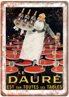 1924 Liquor Poster Retro Look Retro Look Reproduction Metal Sign E1035