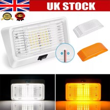 24LED 12V Outside RV Motorhome Camper Trailer Interior Light Ceiling Dome Porch