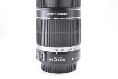 Canon EF-S 55-250mm F/4-5.6 IS Telephoto Zoom Lens [Mint] From