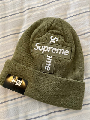 帽子 Supreme Old English Printed Beanie\"Olive Old English Printed Beanie - spring/summer 2025 - Supreme