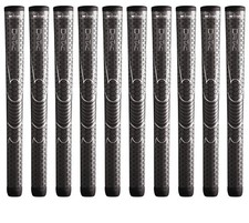 Set of 10 - Winn Dri-Tac Oversize Grip - Gray 7DT-DG 