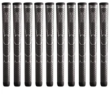 Set of 10 - Winn Dri-Tac Oversize Grip - Gray (7DT-DG)