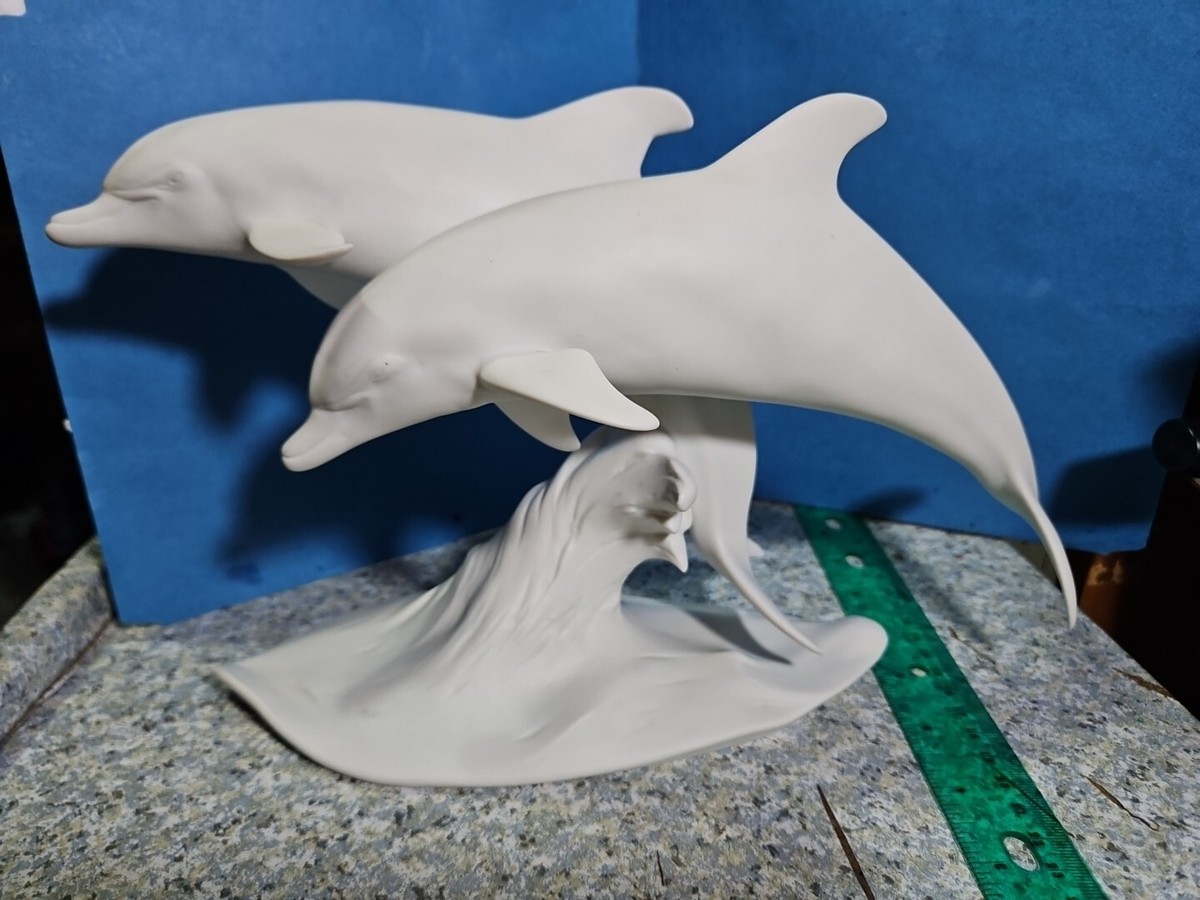 Vintage Kaiser Figurine Leaping Dolphins | eBay