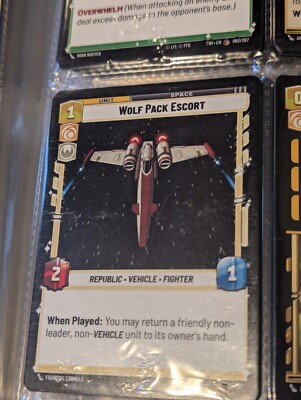 Star Wars Unlimited Twilight Of The Republic Wolf Pack Escort Karte 191