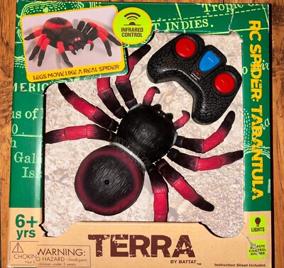 TERRA BY BATTAT RC SPIDER TARANTLUA INFRARED CONTROL BRAND NEW