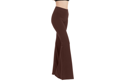 Women’s Premium Bell Bottom Yoga Pants - 30"-36" Inseam, Cotton, XS-5X - Picture 15 of 39