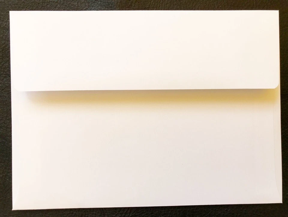 Blank A7 70# White Waverly Hall Announcement Envelopes – 5 1/4" x 7 1/4" - Image 2 of 3