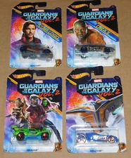 Hot Wheels Guardians Of The Galaxy Vol 2 Star-Lord Drax Quicksand Rocketfire Lot