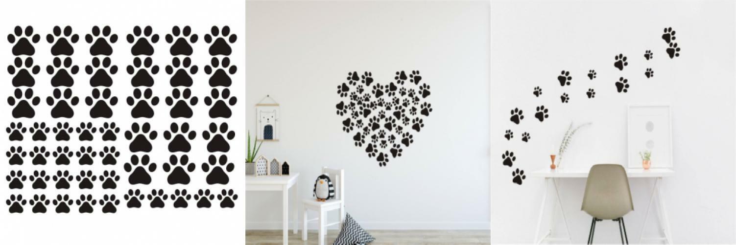JOYRESIDE 48-Piece Crown Wall Decals - Removable Vinyl Stickers For Kids Room, Nursery, Bedroom Decor