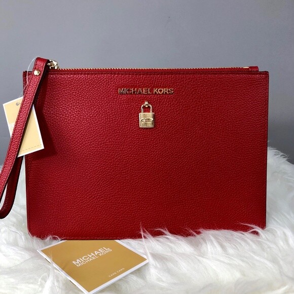 michael kors adele clutch