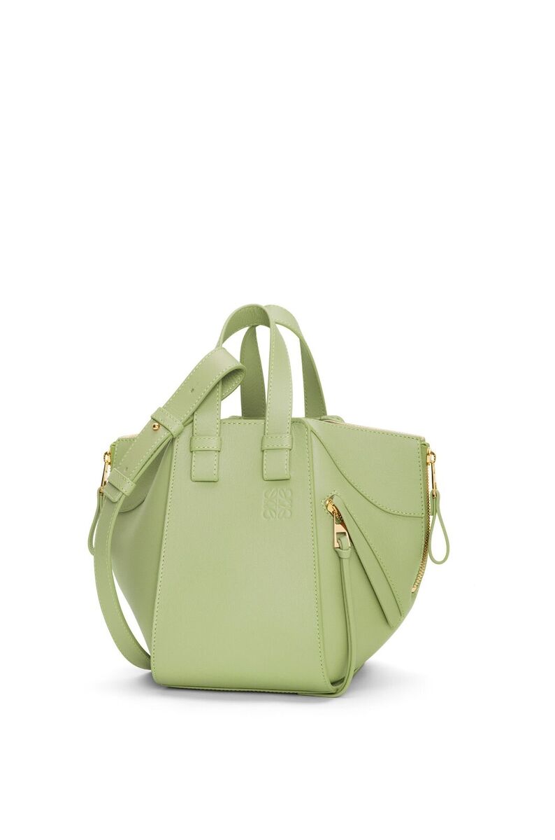 【LOEWE】Hammock Compact Bag in Light Pear LOEWE Hammock Compact $3100 Light Pear Leather Handbag New