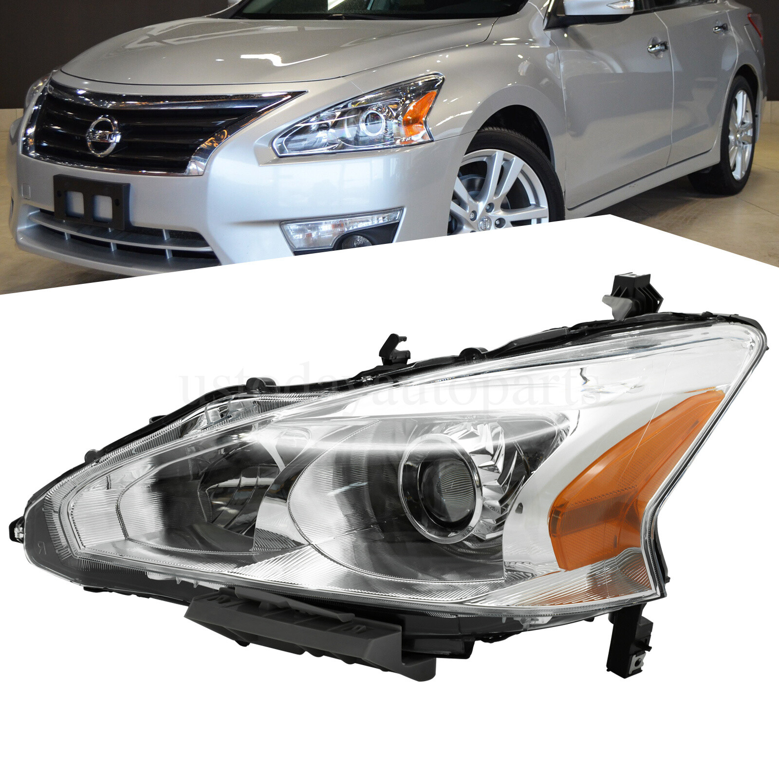 Coolstuffguru Left Projector Headlight Assembly Compatible with 2013-2015 Nissan Altima