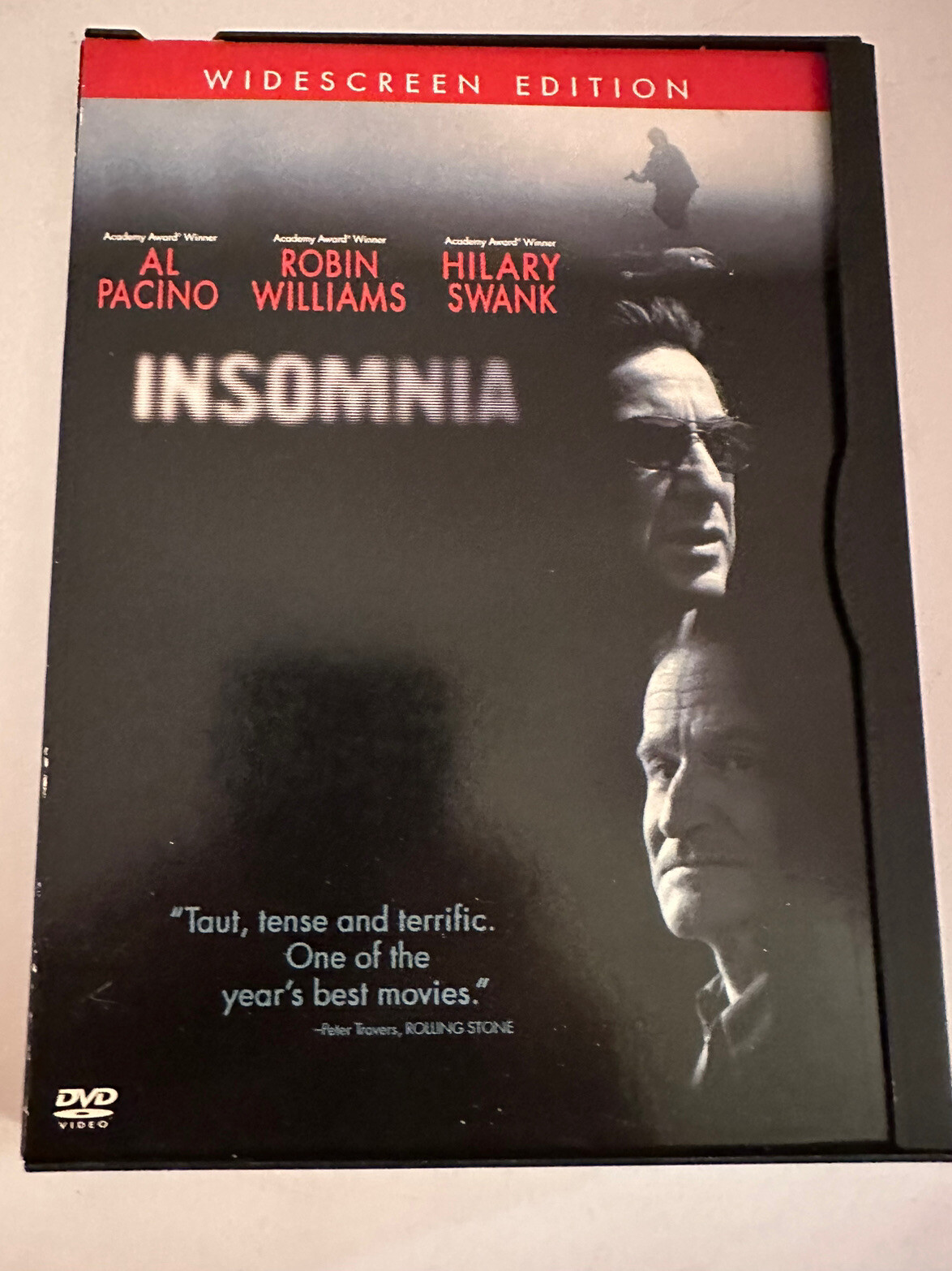 Insomnia DVD with Al Pacino, Robin Williams & Hilary Swank