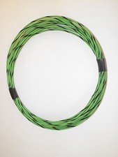 AUTOMOTIVE WIRE 18GAUGE HIGH TEMP GXL 25FEET LT GREEN/BLACK MOTORCYCLE CAR TRUCK