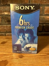 Sony T120VRH Premium Grade VHS Video Tape - One